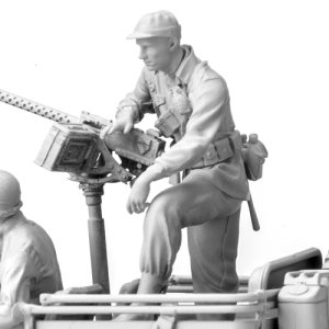 画像3: SOL MODEL[MM337]1/35 WWII  アメリカ陸軍 小型四駆車ガンナー (3)