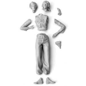 画像4: SOL MODEL[MM355]1/35 IV号戦車女性搭乗員 操縦士 (4)