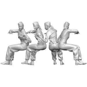 画像2: SOL MODEL[MM356]1/35 IV号戦車女性搭乗員 砲手 (2)