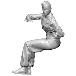 画像4: SOL MODEL[MM357]1/35 Pzkpfw IV German Female Tank Crew (4)