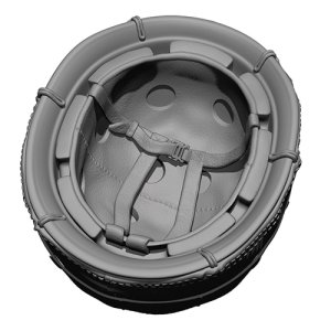 画像3: SOL MODEL[MM479]1/35 WWII ドイツ 降下猟兵ヘルメット/略帽セット(6個入) (3)