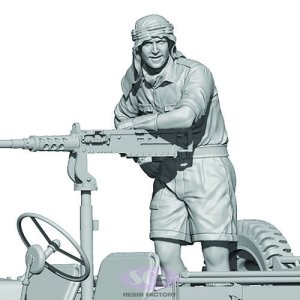 画像1: SOL MODEL[MM629]1/35 WWII イギリス SAS 1/4トンパトロールカー SAS隊員＃3 (1)