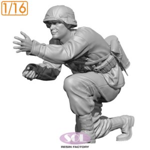 画像5: SOL MODEL[MM886]1/16 WWII ドイツ 対戦車砲兵 砲手 (5)