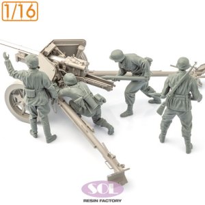 画像5: SOL MODEL[MM890]1/16 WWII ドイツ 対戦車砲兵チームセット(4体入) (5)