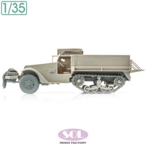画像2: SOL MODEL[MM892]1/35 WWII アメリカ M3ハーフトラック チェーン付タイヤ&滑り止め付履帯セット(ドラゴン用) (2)