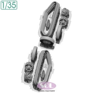画像3: SOL MODEL[MM894]1/35 WWII アメリカ M3ハーフトラック タイヤ&履帯セット(タミヤ用) (3)