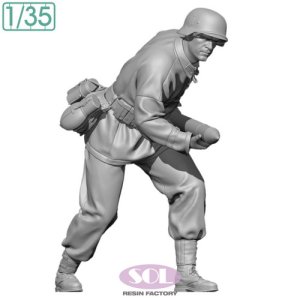 画像3: SOL MODEL[MM896]1/35 WWII ドイツ 対戦車砲兵 装填手1 (3)