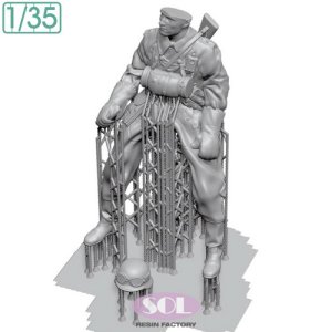 画像5: SOL MODEL[MM901]1/35 WWII ドイツ KS750軍用オートバイに乗る野戦憲兵(SOL MODEL用) (5)