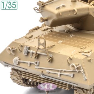 画像3: SOL MODEL[MM960]1/35 WWII アメリカ M36駆逐戦車 ディテールアップパーツ＃3 車外装備品(タミヤ用) (3)