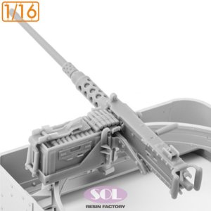 画像1: SOL MODEL[MM970]1/16 WWII アメリカ M2 .50口径重機関銃 M3/M3A1ハーフトラック用 (1)