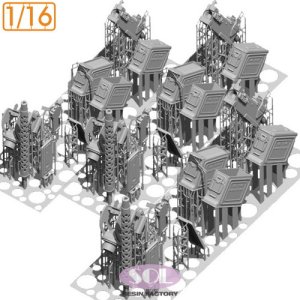 画像5: SOL MODEL[MM971]1/16 WWII アメリカ M1919A4 .30口径重機関銃 M3A1ハーフトラック用(3個入) (5)