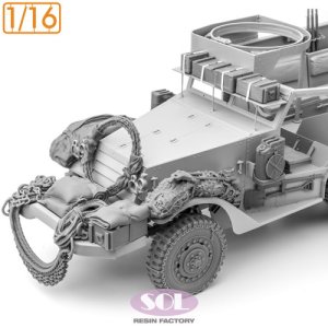 画像3: SOL MODEL[MM975]1/16 WWII アメリカ M3A1ハーフトラック アクセサリーセットA (3)