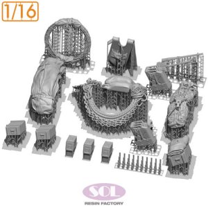 画像5: SOL MODEL[MM975]1/16 WWII アメリカ M3A1ハーフトラック アクセサリーセットA (5)