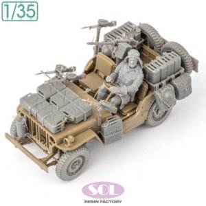 画像2: SOL MODEL[MM980]1/35 WWII イギリス SAS 1/4トン4x4パトロールカー コンバージョンキット (2)