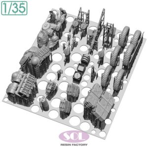 画像5: SOL MODEL[MM980]1/35 WWII イギリス SAS 1/4トン4x4パトロールカー コンバージョンキット (5)