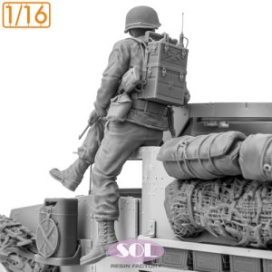画像3: SOL MODEL[MM997]1/16 WWII アメリカ 野戦無線通信手 (3)