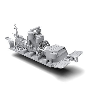 画像3: SOL MODEL[MM390]1/35 WWIIドイツSd.Kfz.2ケッテンクラートHK101 エンジン/トレーラー付(3D) (3)