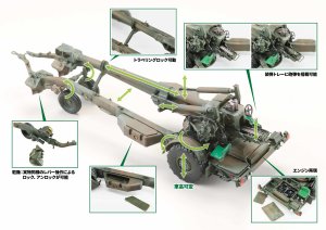 画像3: ホビージャパン[FH-70] 1/35陸上自衛隊 155mmりゅう弾砲 (3)