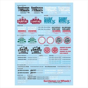 画像2: Gentlemmen FOR Wheels 1：ショップカー カラーブック＆デカールセット (2)