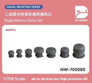 画像1: DYホビー[VICDYH700080]1/700伊海軍 WWII 通風筒セット (WWII 244個) (1)