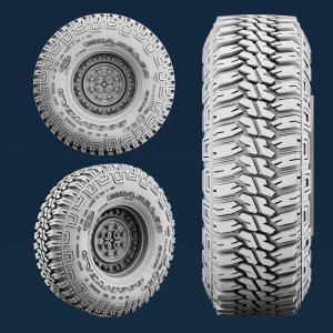 画像3: スパラッハ[SPU26435]1/35 HMMWV GY ホイールセット(24ボルトタイプ) (5個入) (汎用) (3)