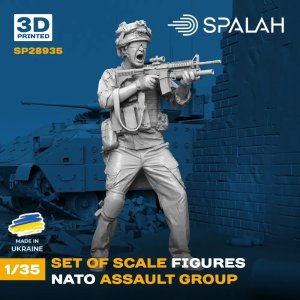 画像3: スパラッハ[SPU28935]1/35 NATO 強襲隊 (3体入) (3)