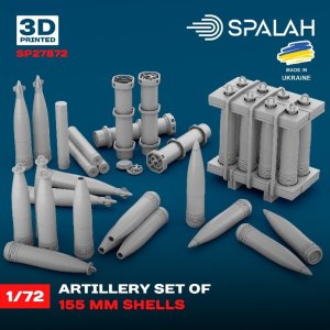 画像1: スパラッハ[SPU27872]1/72 155mm砲弾セット (1)