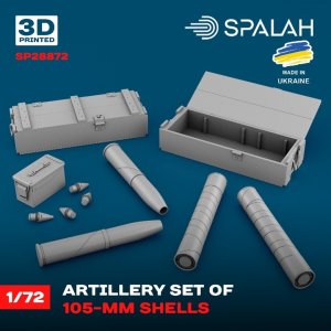 画像1: スパラッハ[SPU28872]1/72 105mm砲弾セット (1)