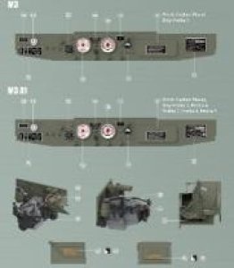 画像10: タコム[TKOAHHQ-35001]1/35 米軍 M3 & M3A1 ハーフトラック 1 + 1 コンボキット (10)