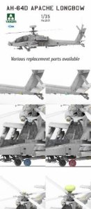 画像3: タコム[TKO2601]1/35 AH-64D アパッチ・ロングボウ 攻撃ヘリコプター (3)