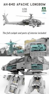 画像4: タコム[TKO2601]1/35 AH-64D アパッチ・ロングボウ 攻撃ヘリコプター (4)