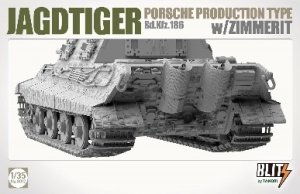 画像5: タコム[TKOB8012]1/35 ヤークトティーガー Sd.Kfz.186ポルシェ生産タイプw/ツィンメリットコーティング (5)