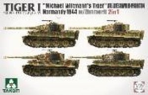 画像5: タコム[TKO2201]1/35 Sd.Kfz.181 Pz.Kpfw.VI Ausf.E タイガーI 後期型/後期型指揮車w/ツィンメリットコーティング 「2 in 1」"ミハエル・ヴィットマン"ノルマンディー 1944 (5)