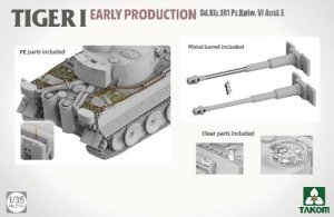 画像4: タコム[TKO2196]1/35 Sd.Kfz.181 Pz.Kpfw.VIタイガーI 初期型 (4)