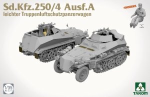 画像2: タコム[TKO2211]1/35 Sd.Kfz.250/4 A型軽対空装甲兵員輸送車 (2)