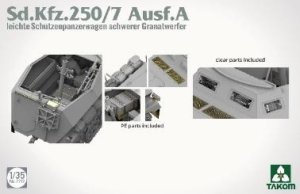 画像4: タコム[TKO2212]1/35 Sd.Kfz.250/7 A型軽装甲兵員輸送車 自走迫撃砲型 (4)