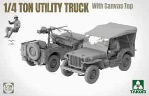画像2: タコム[TKO2214]1/35 米陸軍 1/4トン ユーティリティトラックw/キャンバストップ (2)
