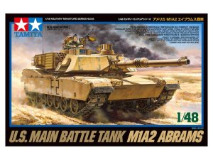 画像2: タミヤ[TAM32592] 1/48 アメリカ M1A2 エイブラムス戦車 (2)