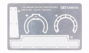 画像1: タミヤ[TAM35273]アメリカ M1A1/A2 エイブラムス エッチングパーツセット (1)