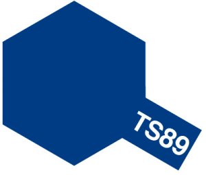 画像1: タミヤスプレー TS-89 パールブルー (1)