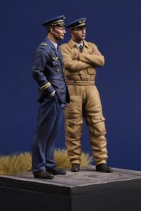 画像2: The Bodi[TBO35200]1/35 WW.II フランス空軍パイロットセット (2)