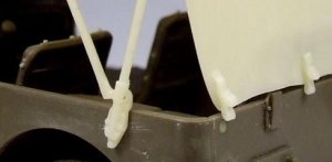 画像3: The Bodi[TBO35038]1/35 ウィリス・ジープ用防水布セット(マスキングシール付) (タミヤ用) (3)