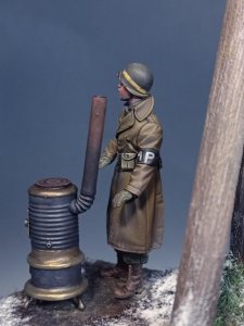 画像3: The Bodi[TBO35170]1/35 WW.II 米陸軍 憲兵w/薪ストーブ 「アルデンヌ 1944年」 (3)