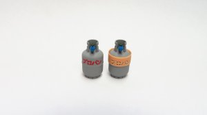 画像2: twilight model[TAS-10]1/35〜1/32『リヤカーセット』3Dプリント製組み立てキット (2)