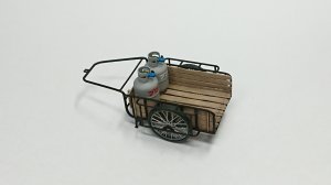 画像3: twilight model[TAS-10]1/35〜1/32『リヤカーセット』3Dプリント製組み立てキット (3)
