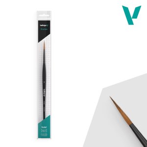 画像2: ファレホ[B02003] 　ディティールブラシ　3　丸筆（人工毛） (2)