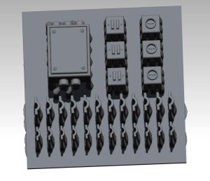 画像2: VG DioModels[VG64004]1/35 汎用 電気部品セット(31個入) (2)