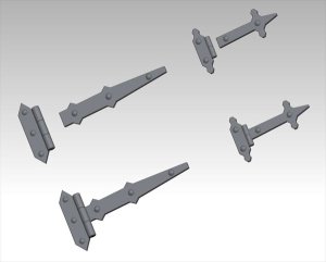 画像1: VG DioModels[VG64029]1/35 汎用 アンティークヒンジセット(24個入) (1)