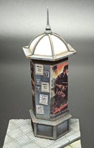 画像1: VG DioModels[VG64045]1/35 汎用 ドイツの広告柱 (1)