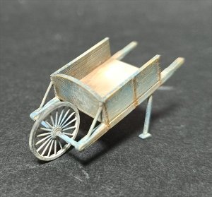 画像1: VG DioModels[VG64049]1/35 汎用 木製の一輪手押し車 (1)